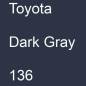 Preview: Toyota, Dark Gray, 136.